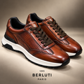 Sneakers Berluti- Marron perforé