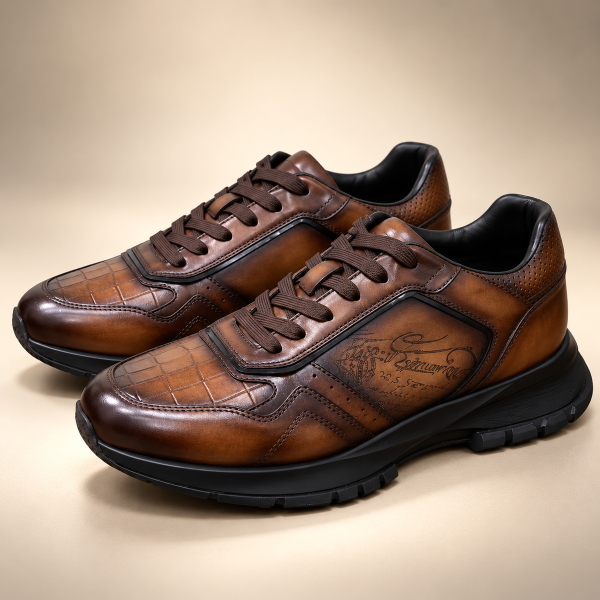 Sneakers Berluti Élite Cognac