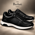 Sneakers Berluti- Noir avec écriture