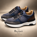 Sneakers Berluti- Bleu/marron