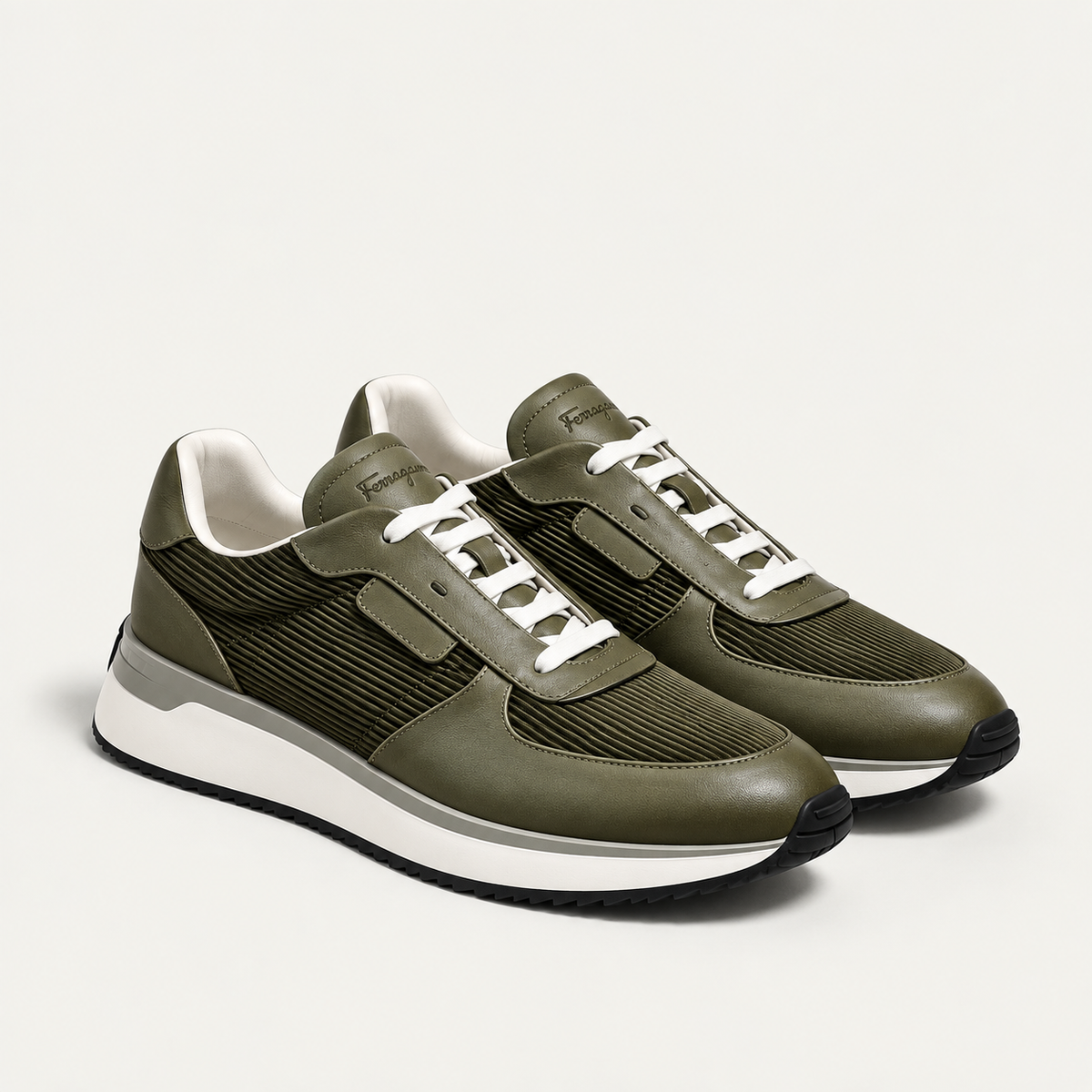 Sneakers Ferragamo- vert olive