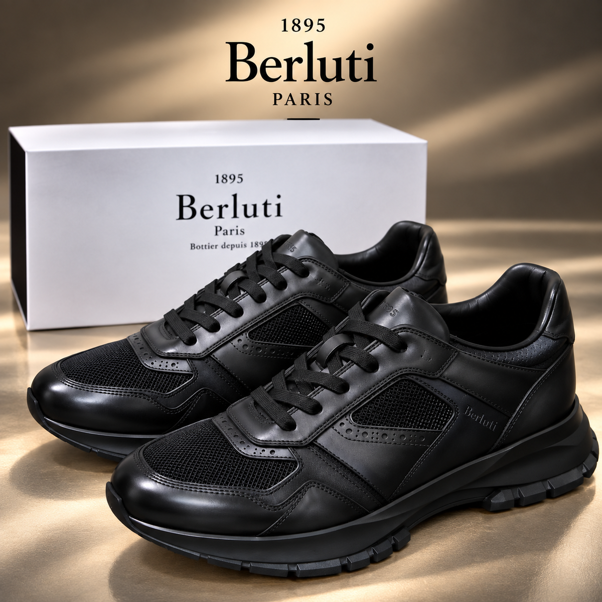 Sneakers Berluti Aero Black