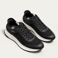 Sneakers Boss noires à semelle crantée blanche