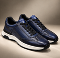 Sneakers Berluti- Bleu perforé