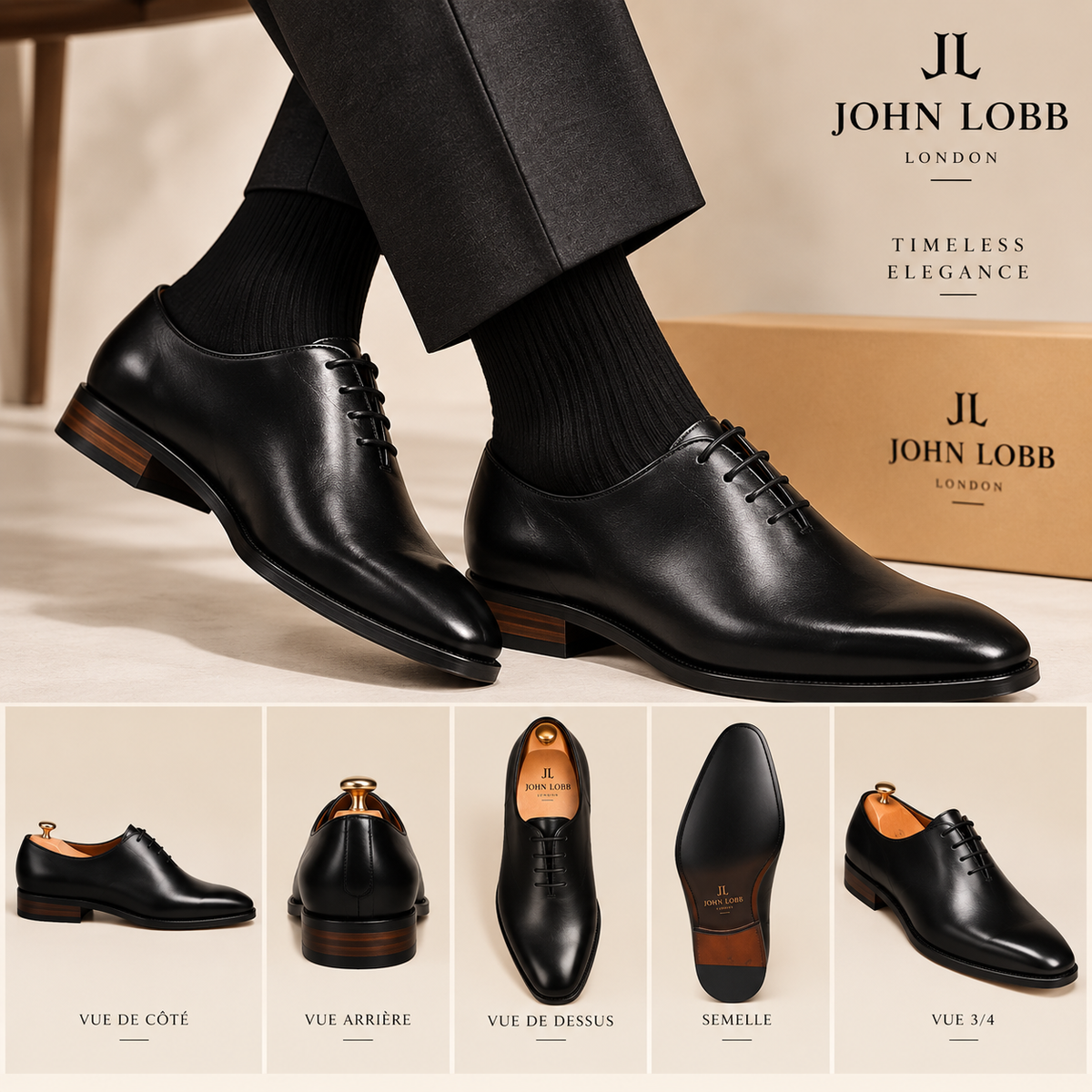 Derby JL Classique Milano Noir