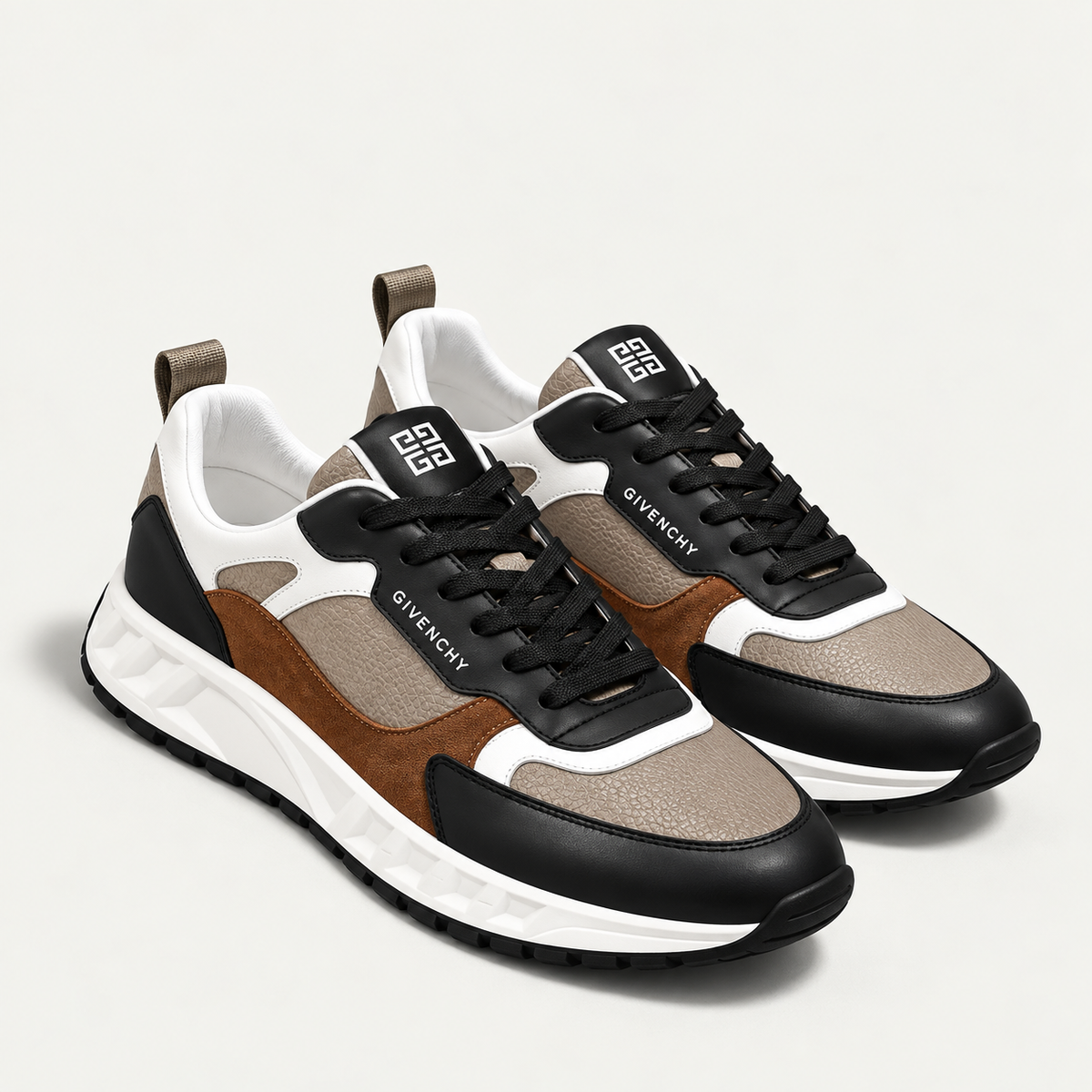 Sneakers Givenchy beige, marron et noir